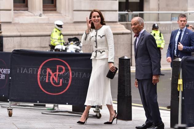 June 20, 2023, London, England, United Kingdom: CATHERINE, Princess of Wales, reopens the National Portrait Gallery after being closed for 3 years. London United Kingdom - ZUMAk172 20230620_zip_k172_016 Copyright: xThomasxKrychx