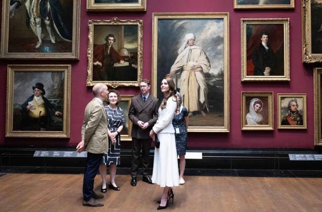 Princess of Wales reopens the National Portrait Gallery Catherine, Princess of Wales, Patron of the National Portrait Gallery, reopens the Gallery following an extensive three-year refurbishment programme in London, UK, on 20 June 2023., Credit:Paul Grover Avalon UK, London  Copyright: xPaulxGroverx xAvalonx 0784393915