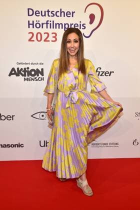 21 German Hearing Film Award 2023 Anastasia Zampounidis arrival, to the 21 German Hearing Film Award 2023 in Berlin on 18 06 2023 Photopress Mueller Photopress Mueller