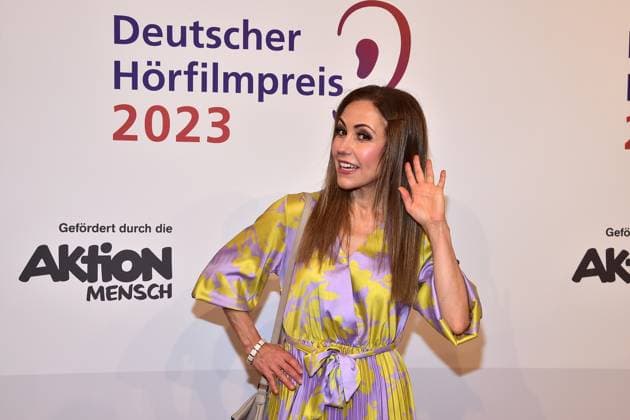 21 German Hearing Film Award 2023 Anastasia Zampounidis arrival, to the 21 German Hearing Film Award 2023 in Berlin on 18 06 2023 Photopress Mueller Photopress Mueller