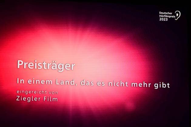 21 German Hearing Film Award 2023 Ulrike Kriener, Laudator, Winner KINO Award, in a country before our time, ZIEGLER FILM 21 German Hearing Film Award 2023 in Berlin on 18 06 2023 Photopress Mueller Photopress Mueller