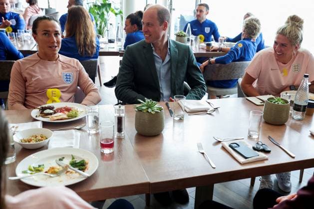 Britain s Prince William visits England Women s football team in Burton upon Trent Britain s Prince William, the Prince of Wales and President of The Football Association, visits England Women s team to wish them luck ahead of the 2023 FIFA Women s World Cup, at the national football centre at St. George s Park in Burton upon Trent, Britain June 20, 2023., Credit:PHIL NOBLE Avalon UNITED KINGDOM, BURTON UPON TRENT  Copyright: xPHILxNOBLEx xAvalonx 0784436273