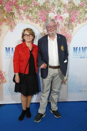 STOCKHOLM 20180711 Sound engineer Michael B Tretow and his wife Lilian arrive at the sneak preview of Mamma Mia Here We Go Again at Filmstaden Sergel at Hötorget STOCKHOLM SVERIGE x10430x  Copyright: xChristinexOlsson TTx MAMMA MIA PREMIÄR