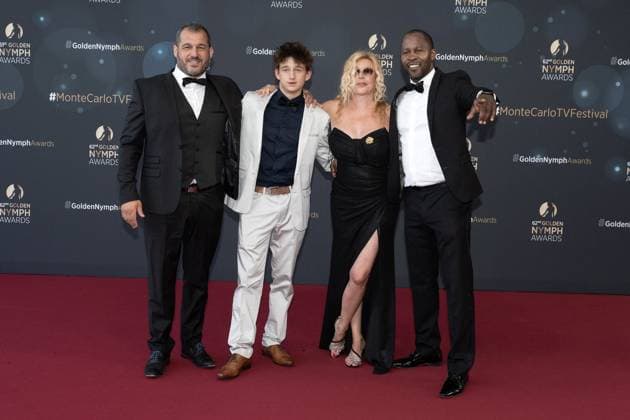 62nd Monte Carlo TV Festival - Award Ceremony - Monaco SÃ bastien Boueilh,Timi-Joy Marbot, Stephanie Murat and Sydney Gallonde attend the Golden Nymphs Award Ceremony during the 62nd Monte Carlo TV Festival on June 20, 2023 in Monte-Carlo, Monaco. Photo by David Niviere ABACAPRESS.COM MONTE-CARLO Monaco  Copyright: xNivierexDavid ABACAPRESS.COMx 857686_157 NivierexDavid ABACAPRESS.COMx 857686_157