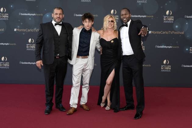 62nd Monte Carlo TV Festival - Award Ceremony - Monaco SÃ bastien Boueilh,Timi-Joy Marbot, Stephanie Murat and Sydney Gallonde attend the Golden Nymphs Award Ceremony during the 62nd Monte Carlo TV Festival on June 20, 2023 in Monte-Carlo, Monaco. Photo by David Niviere ABACAPRESS.COM MONTE-CARLO Monaco  Copyright: xNivierexDavid ABACAPRESS.COMx 857686_158 NivierexDavid ABACAPRESS.COMx 857686_158