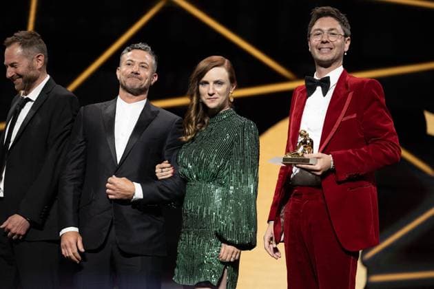 62nd Monte Carlo TV Festival - Award Ceremony - Monaco Danny Brocklehurst, Warren Brown, Faye Marsay and Joel Wilson attend the Golden Nymphs Award Ceremony during the 62nd Monte Carlo TV Festival on June 20, 2023 in Monte-Carlo, Monaco. Photo by David Niviere ABACAPRESS.COM MONTE-CARLO Monaco  Copyright: xNivierexDavid ABACAPRESS.COMx 857686_202 NivierexDavid ABACAPRESS.COMx 857686_202