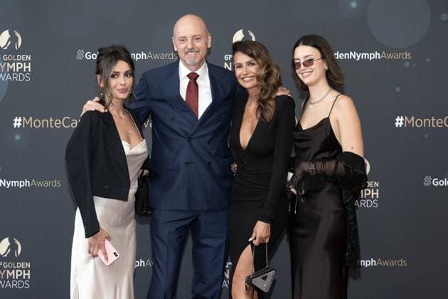 62nd Monte Carlo TV Festival - Award Ceremony - Monaco Sasa Obradovic and family attend the Golden Nymphs Award Ceremony during the 62nd Monte Carlo TV Festival on June 20, 2023 in Monte-Carlo, Monaco. Photo by David Niviere ABACAPRESS.COM MONTE-CARLO Monaco  Copyright: xNivierexDavid ABACAPRESS.COMx 857686_213 NivierexDavid ABACAPRESS.COMx 857686_213