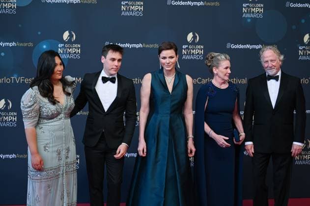 62eme Festival de television de Monte Carlo 2023 - Ceremonie de cloture - Marie Ducruet, Louis Ducruet, Princesse Charlene de Monaco, Melissa Gilbert , Timothy Busfield 293707 2023-06-20  Copyright: xLionelxGuericolas MPPx STAR_293707_306
