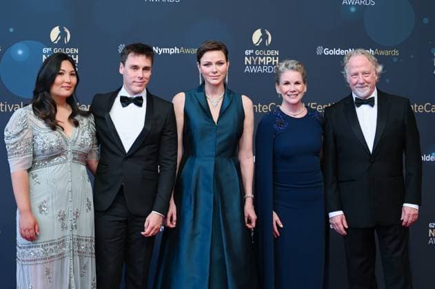 62eme Festival de television de Monte Carlo 2023 - Ceremonie de cloture - Marie Ducruet, Louis Ducruet, Princesse Charlene de Monaco, Melissa Gilbert , Timothy Busfield 293707 2023-06-20  Copyright: xLionelxGuericolas MPPx STAR_293707_309