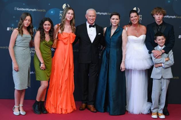 62eme Festival de television de Monte Carlo 2023 - Ceremonie de cloture - Princesse Charlene de Monaco , Neal Mcdonough et sa famille 293707 2023-06-20  Copyright: xLionelxGuericolas MPPx STAR_293707_326