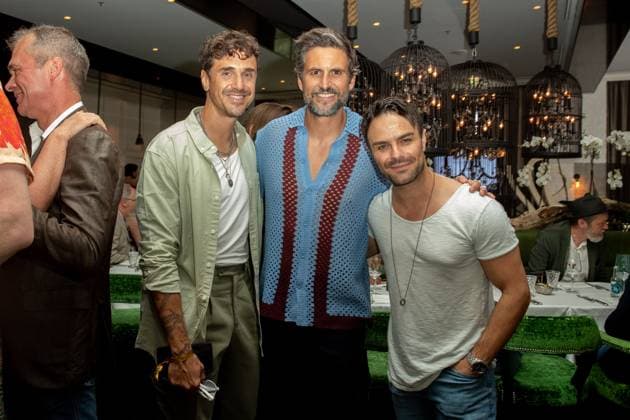 Announcement of the nominees German Acting Award 2023 Seven Jan Dettwyler , Tom Beck and Marios Gavrilis German Acting Award 2023 Announcement of the nominees on 20 06 2023 at the Grace Restaurant of the Hotel Zoo in Berlin. Copyright: xEventpressxKochanx