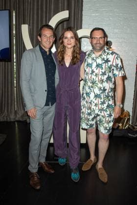 Announcement of the nominees German Acting Award 2023 Hans Werner Meyer, Josephin Busch and Christian Senger German Acting Award 2023 Announcement of the nominees on 20 06 2023 at the Grace Restaurant of the Hotel Zoo in Berlin. Copyright: xEventpressxKochanx