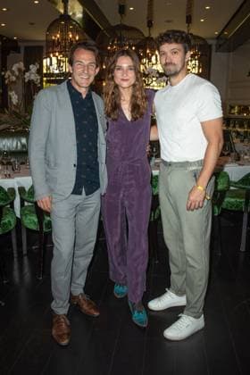Announcement of the nominees German Acting Award 2023 Hans Werner Meyer, Josephin Busch and Aleksandar Radenkovic German Acting Award 2023 Announcement of the nominees on 20 06 2023 at the Grace Restaurant of the Hotel Zoo in Berlin. Copyright: xEventpressxKochanx