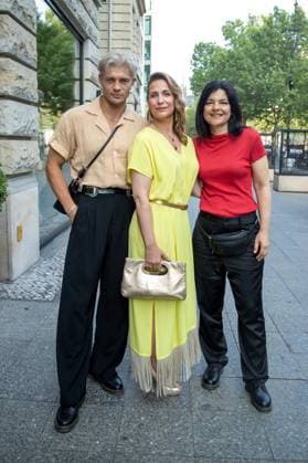 Announcement of the nominees German Acting Award 2023 Eugen Bauder, Nadine Heidenreich and Jasmin Tabatabai German Acting Award 2023 Announcement of the nominees on 20 06 2023 at the Grace Restaurant of the Hotel Zoo in Berlin. Copyright: xEventpressxKochanx
