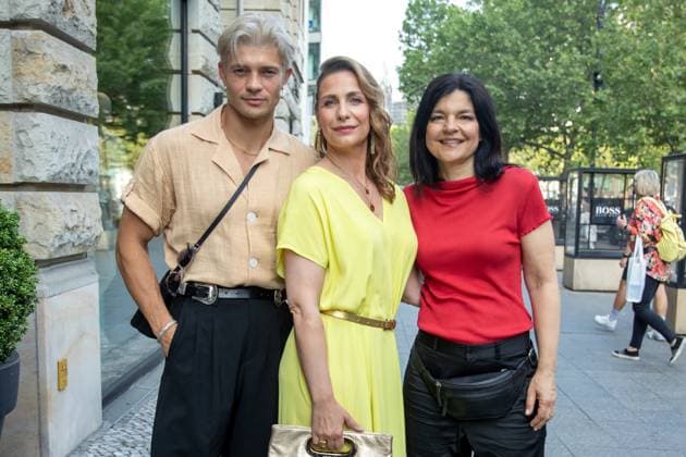 Announcement of the nominees German Acting Award 2023 Eugen Bauder, Nadine Heidenreich and Jasmin Tabatabai German Acting Award 2023 Announcement of the nominees on 20 06 2023 at the Grace Restaurant of the Hotel Zoo in Berlin. Copyright: xEventpressxKochanx