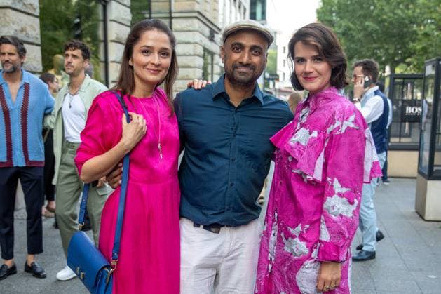 Announcement of the nominees German Acting Award 2023 Sarah Alles, Murali Perumal and Yara Hoffmann German Acting Award 2023 Announcement of the nominees on 20 06 2023 at the Grace Restaurant of the Hotel Zoo in Berlin. Copyright: xEventpressxKochanx