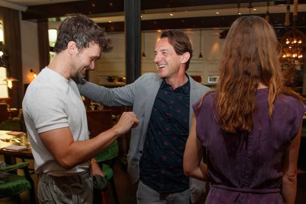 Announcement of the nominees German Acting Award 2023 Aleksandar Radenkovic and Hans Werner Meyer German Acting Award 2023 Announcement of the nominees on 20 06 2023 at the Grace Restaurant of the Hotel Zoo in Berlin. Copyright: xEventpressxKochanx