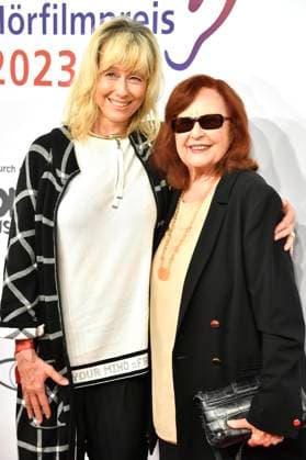Brigitte Grothum with daughter Debora Weigert at the presentation of the 21 German Hearing Film Award 2023 at Deutsche Telekoms Berlin Representative Office, 20 06 2023 Foto:xN.xKubelkax xFuturexImage