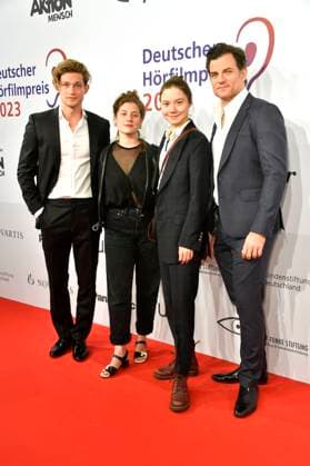 Damian Hardung, Rieke Seja, Hannah Schiller and Torben Liebrecht at the award ceremony of the 21 German Hearing Film Award 2023 in the capital representative office of Deutsche Telekom Berlin, 20 06 2023 Foto:xN.xKubelkax xFuturexImage