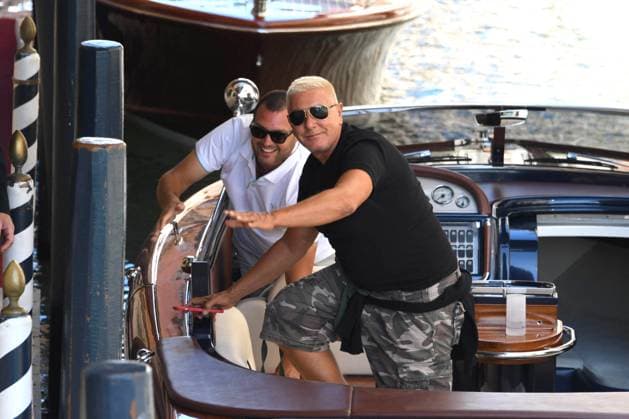 Stefano Gabbana arrives at the Hotel - Venice Stefano Gabbana arrives at his Hotel, in Venice, Italy, as part of the Dolce and Gabbana s Venice event, on August 29, 2021. Photo by Simone Comi IPA ABACAPRESS.COM Venice Italy  Copyright: xComixSimone IPA ABACAx 778260_007 ComixSimone IPA ABACAx 778260_007