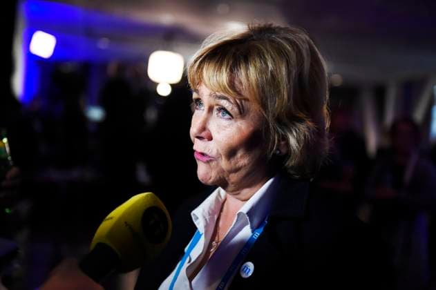 STOCKHOLM 20180909 Beatrice Ask intervjuas av TT pa Moderaternas valvakelokal pa Scandic Continental pa Vasagatan i Stockholm. Foto Hanna FranzÃ n TT kod 11870 STOCKHOLM Sverige x11870x *** STOCKHOLM 20180909 Beatrice Ask is interviewed by TT at the Moderate Partys election camp at Scandic Continental on Vasagatan in Stockholm Photo Hanna FranzÃ n TT code 11870 STOCKHOLM Sweden x11870x  Copyright: xHannaxFranzÃ n TTx MODERATERNA VALVAKA