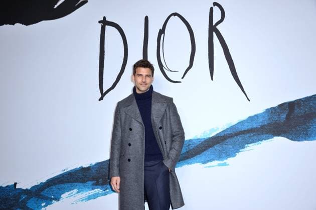 PFW - Christian Dior Front Row Johannes Huebl attending the Dior Homme Menswear Fall Winter 2019-2020 show as part of Paris Fashion Week in Paris, France on January 18, 2019. Photo by Aurore Marechal ABACAPRESS.COM Paris France  Copyright: xMarechalxAurore ABACAx 666680_037 MarechalxAurore ABACAx 666680_037
