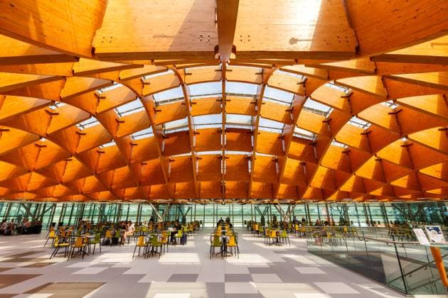 Terminal des Flughafen Split Airport in Kroatien Split, Kroatien - 29. Mai 2023: Terminal des Flughafen Split Airport (SPU) in Kroatien. *** Terminal of Split Airport in Croatia Split, Croatia 29 May 2023 Terminal of Split Airport SPU in Croatia