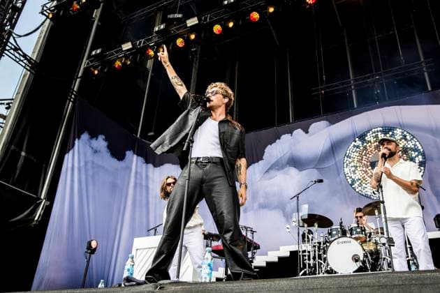 Christopher live at Tinderbox 2023, Odense, Denmark Odense, Denmark. 22nd, June 2023. The Danish pop singer and songwriter Christopher performs a live concert during the Danish music festival Tinderbox 2023 in Odense. Odense Denmark  Copyright: xGonzalesxPhoto LassexLagonix