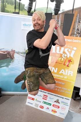 ORF Wenn die Musi spielt singer Ross Antony on the sidelines of rehearsals for the music open air Wenn die Musi spielt on 23 06 2023 in Bad Kleinkirchheim 20230623SBK0020