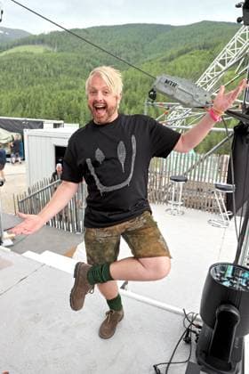 ORF Wenn die Musi spielt singer Ross Antony on the sidelines of rehearsals for the music open air Wenn die Musi spielt on 23 06 2023 in Bad Kleinkirchheim 20230623SBK0024