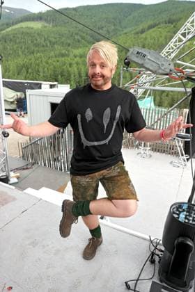 ORF Wenn die Musi spielt singer Ross Antony on the sidelines of rehearsals for the music open air Wenn die Musi spielt on 23 06 2023 in Bad Kleinkirchheim 20230623SBK0003