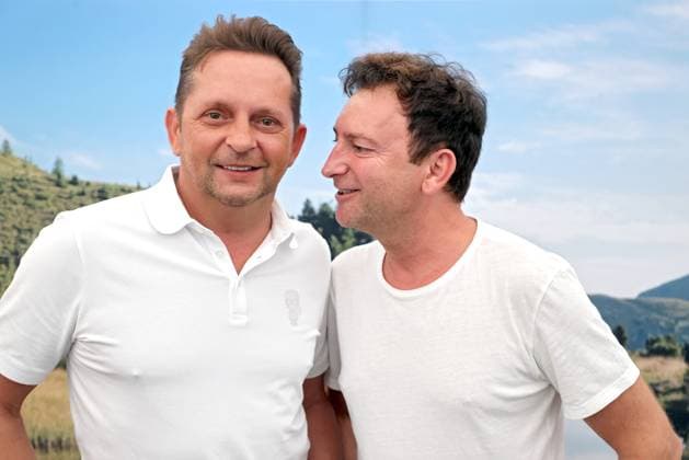 ORF Wenn die Musi spielt Duo Fantasy on the sidelines of rehearsals for the music open air Wenn die Musi spielt on 23 06 2023 in Bad Kleinkirchheim 20230623SBK0050