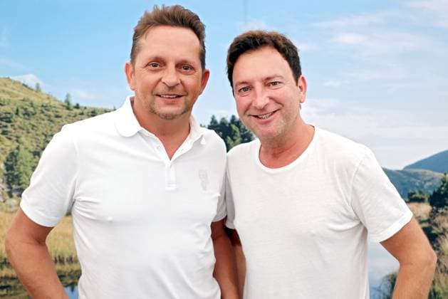 ORF Wenn die Musi spielt Duo Fantasy on the sidelines of rehearsals for the music open air Wenn die Musi spielt on 23 06 2023 in Bad Kleinkirchheim 20230623SBK0051