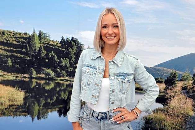 ORF Wenn die Musi spielt singer Christin Stark on the sidelines of rehearsals for the music open air Wenn die Musi spielt on 23 06 2023 in Bad Kleinkirchheim 20230623SBK0054