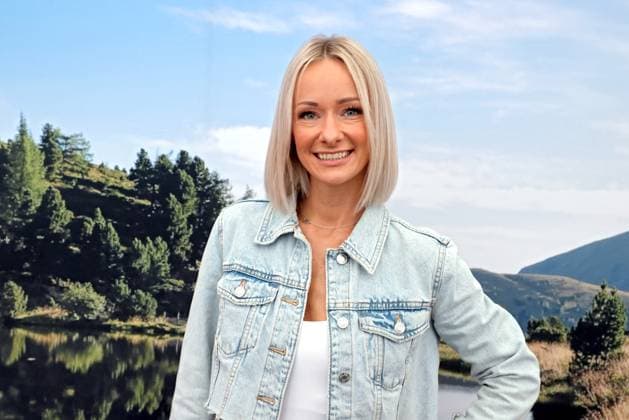 ORF Wenn die Musi spielt singer Christin Stark on the sidelines of rehearsals for the music open air Wenn die Musi spielt on 23 06 2023 in Bad Kleinkirchheim 20230623SBK0055