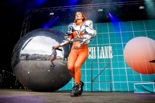 Oh Land live at Tinderbox 2023, Odense, Denmark Odense, Denmark. 24th, June 2023. The Danish singer and songwriter Oh Land performs a live concert during the Danish music festival Tinderbox 2023 in Odense. Odense Denmark  Copyright: xGonzalesxPhoto LassexLagonix