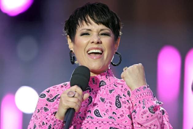 ORF Wenn die Musi spielt singer Francine Jordi during rehearsals for the music open air Wenn die Musi spielt on 23 06 2023 in Bad Kleinkirchheim 20230623SBK0156