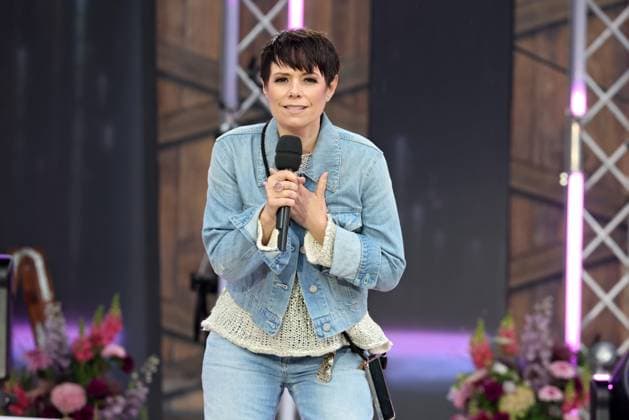 ORF Wenn die Musi spielt singer Francine Jordi during rehearsals for the music open air Wenn die Musi spielt on 23 06 2023 in Bad Kleinkirchheim 20230623SBK0375