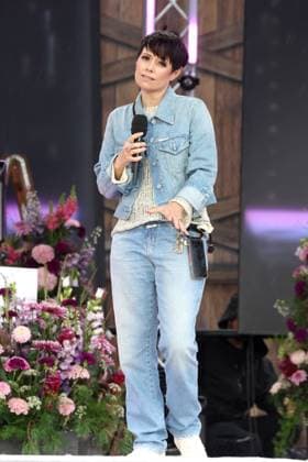 ORF Wenn die Musi spielt singer Francine Jordi during rehearsals for the music open air Wenn die Musi spielt on 23 06 2023 in Bad Kleinkirchheim 20230623SBK0379
