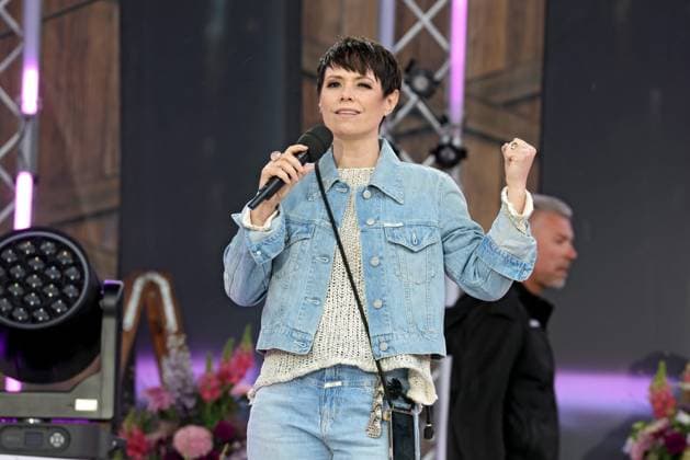 ORF Wenn die Musi spielt singer Francine Jordi during rehearsals for the music open air Wenn die Musi spielt on 23 06 2023 in Bad Kleinkirchheim 20230623SBK0381