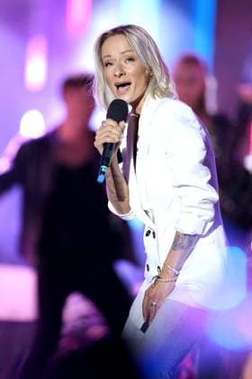 ORF Wenn die Musi spielt singer Christin Stark during rehearsals for the music open air Wenn die Musi spielt on 23 06 2023 in Bad Kleinkirchheim 20230623SBK0141