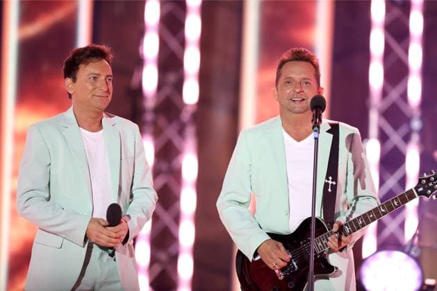 ORF Wenn die Musi spielt Duo Fantasy during rehearsals for the music open air Wenn die Musi spielt on 23 06 2023 in Bad Kleinkirchheim 20230623SBK0122