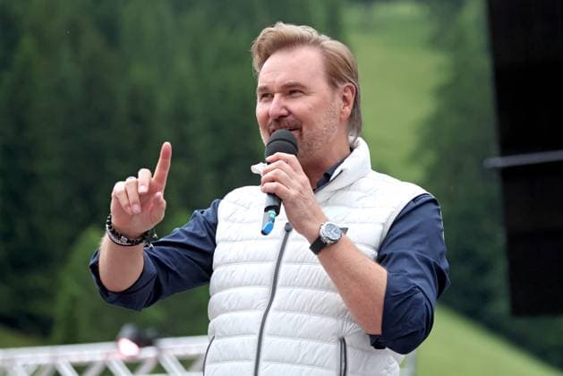 ORF Wenn die Musi spielt singer Nik P during rehearsals for the music open air Wenn die Musi spielt on 23 06 2023 in Bad Kleinkirchheim 20230623SBK0288