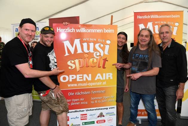 24 06 2023 Bad Kleinkirchheim St Oswald am Hoferriegel in Austria AUT Press conference, Wenn die Musi spielt Open Air 2023 Die Schürzenjäger,