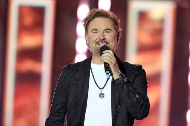 ORF Wenn die Musi spielt singer Nik P during rehearsals for the music open air Wenn die Musi spielt on 23 06 2023 in Bad Kleinkirchheim 20230623SBK0086