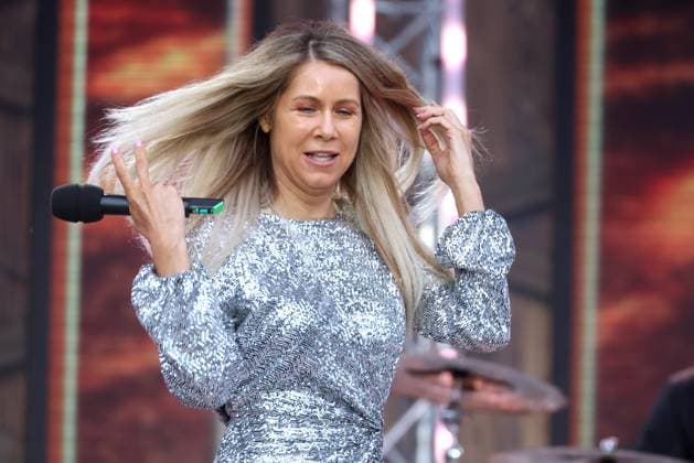 ORF Wenn die Musi spielt singer Simone Stelzer during rehearsals for the music open air Wenn die Musi spielt on 23 06 2023 in Bad Kleinkirchheim 20230623SBK0330