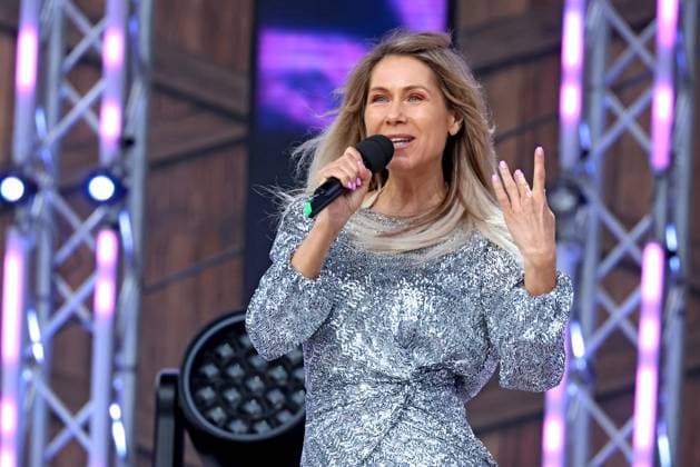 ORF Wenn die Musi spielt singer Simone Stelzer during rehearsals for the music open air Wenn die Musi spielt on 23 06 2023 in Bad Kleinkirchheim 20230623SBK0314