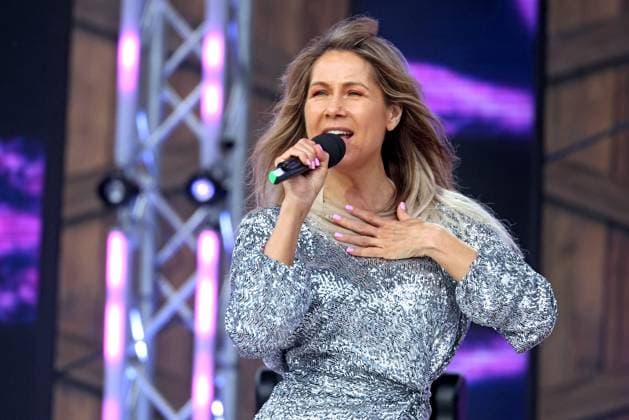 ORF Wenn die Musi spielt singer Simone Stelzer during rehearsals for the music open air Wenn die Musi spielt on 23 06 2023 in Bad Kleinkirchheim 20230623SBK0316