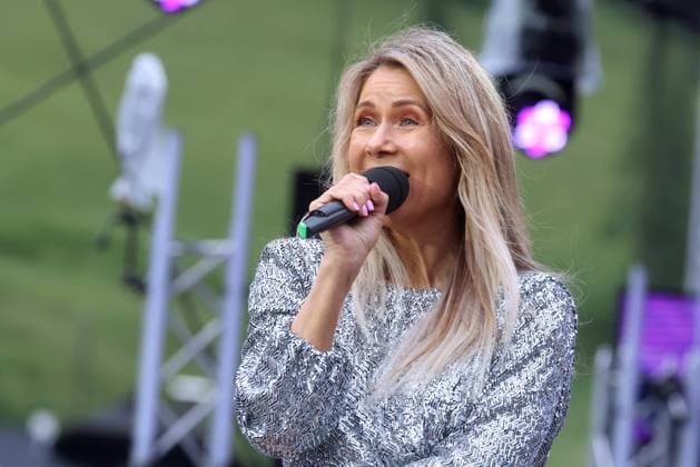 ORF Wenn die Musi spielt singer Simone Stelzer during rehearsals for the music open air Wenn die Musi spielt on 23 06 2023 in Bad Kleinkirchheim 20230623SBK0308