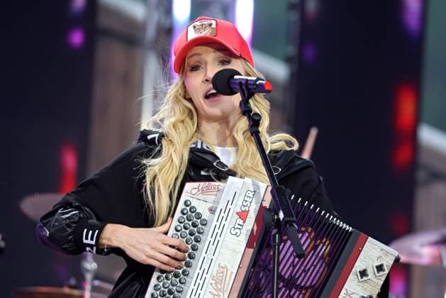 ORF Wenn die Musi spielt singer Melissa Naschenweng during rehearsals for the music open air Wenn die Musi spielt on 23 06 2023 in Bad Kleinkirchheim 20230623SBK0340
